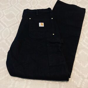Carhartt Men's Black Work Pants 38x32